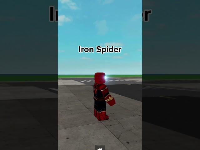 All Spiderman Suits in Marvel Superhero Brawl #brawl #marvel #roblox #superhero