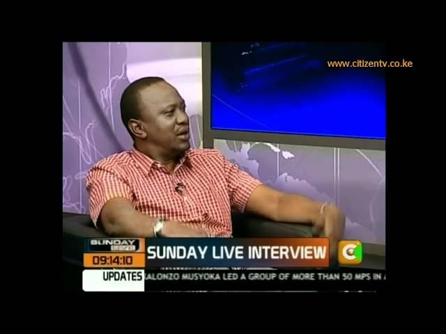 Sunday Live Interview: Uhuru Kenyatta on Hague