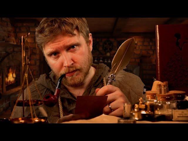 ASMR - The Midnight Alchemist Roleplay (Potions/Parchment/Writing sounds)