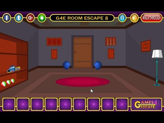 G4E Room Escape 8 Walkthrough [Games4Escape]