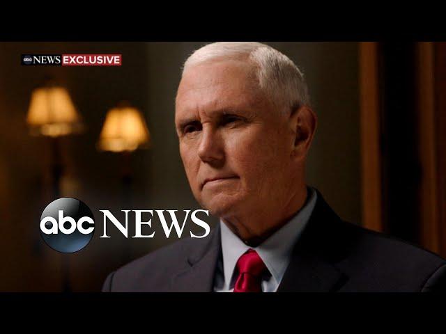 Mike Pence opens up with David Muir on Jan. 6: Exclusive