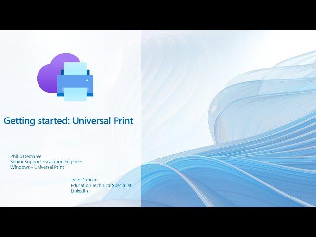 Universal Print Overview