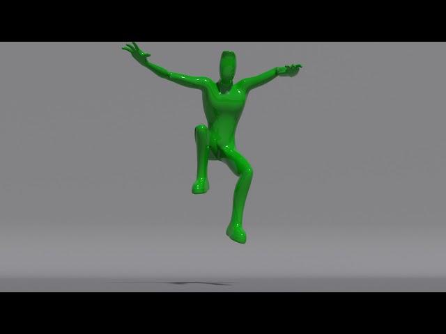 Green dude Maya rig