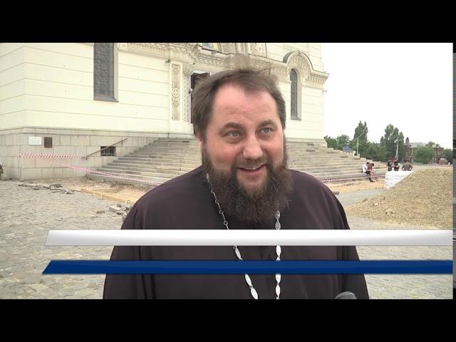 2020 07 21 Настоятель главной Донской святыни Георгий Сморкалов рассказал о ходе ремонта подмостки х