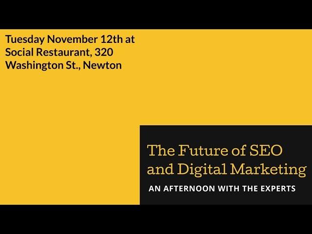 The Future of SEO and Digital Marketing - Eric Enge's Keynote