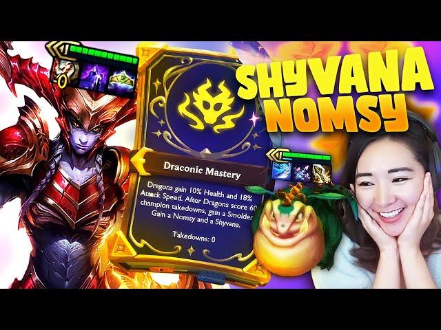 3 Dragon Shyvana 3 + Nomsy 3 with Draconic Mastery Goes CRAZY