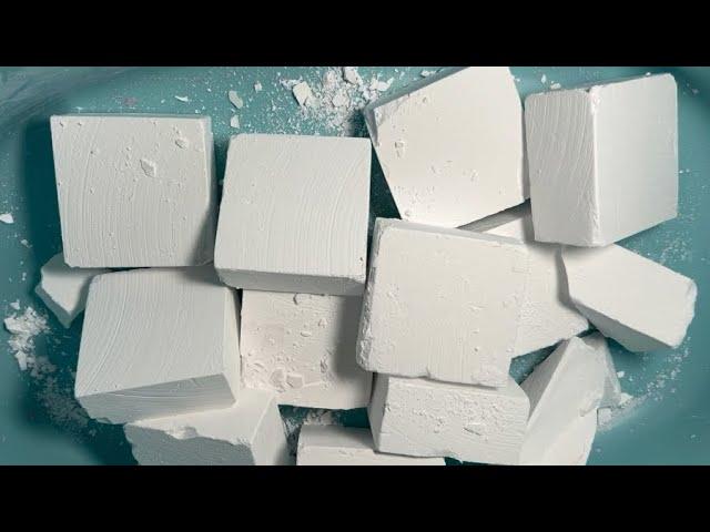 Fresh crisp soft buttery plain Jane white gym chalk blocks