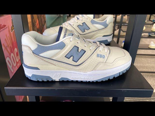 New Balance 550 (Beige/Vintage Indigo/White) - Style Number: BB550PLA