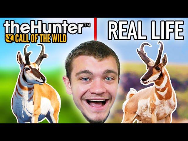 Pronghorn Hunting in Game VS Real Life!