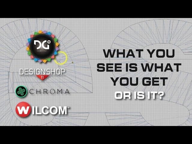 Embroidery Digitizing Software comparison | WYSIWYG | Import Vectors