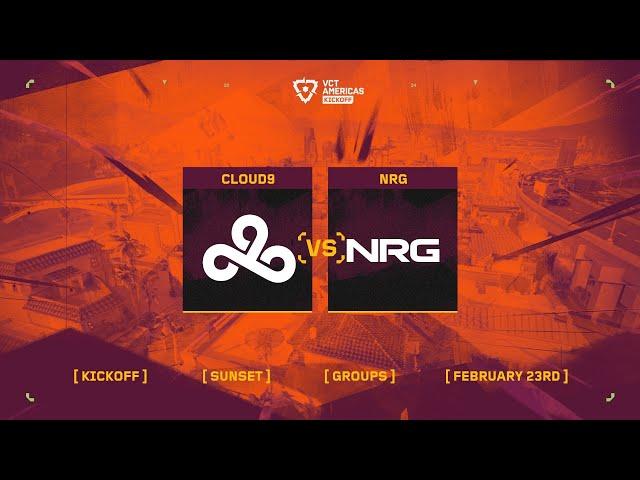 Cloud9 vs. NRG - VCT Americas Kickoff - Group Stage D5 - Map 1