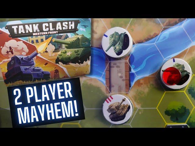 How to play Tank Clash - Western Front a 2 player board game!