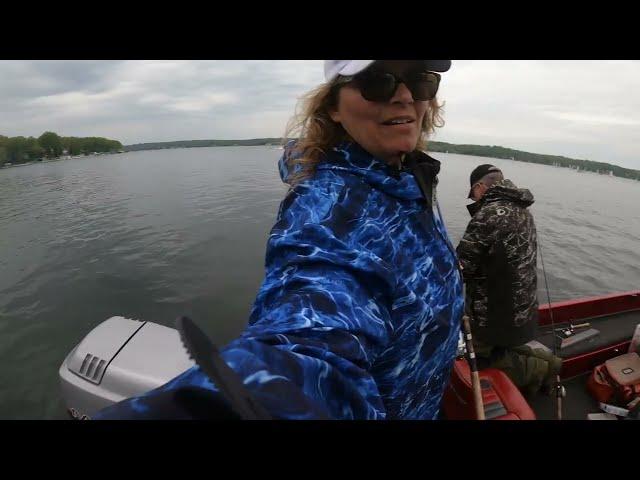 Fishing on Pewaukee Lake