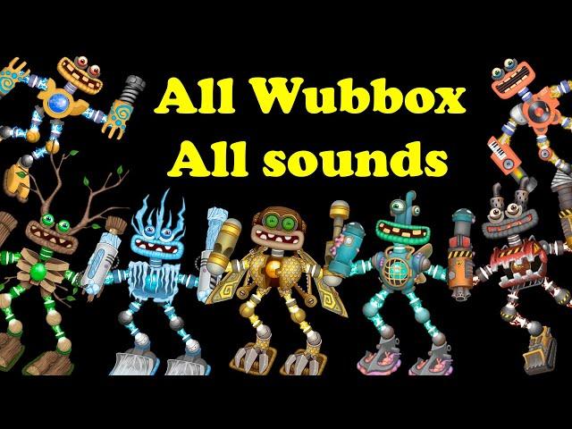 All Wubbox - Sound and Animation (My Singing Monsters) 4k