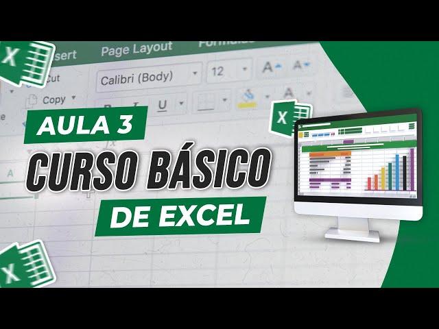 Curso de Excel Básico 2022 - Aula 3