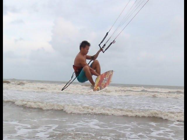 Kitesurfing Tutorial: Cool beach jump start (by Daniel Leow)