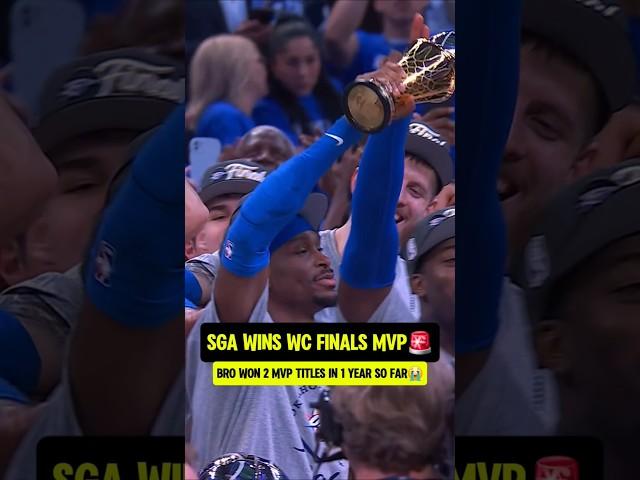 SGA WINS HIS 2ND MVP OF THE YEAR