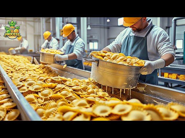 How Pasta Is Made In Factory | Pasta Factory Process