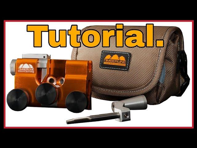 TIMBERLINE CHAINSAW SHARPENER- How to use.