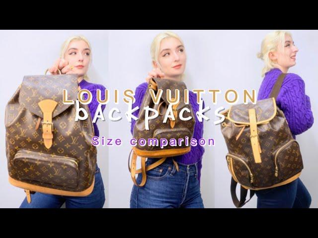 WHICH LOUIS VUITTON BACKPACKS DO YOU NEED? size comparison