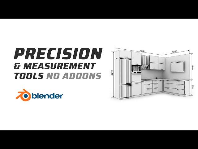 Modeling with precise measurements in Blender. Top tips. No addons.