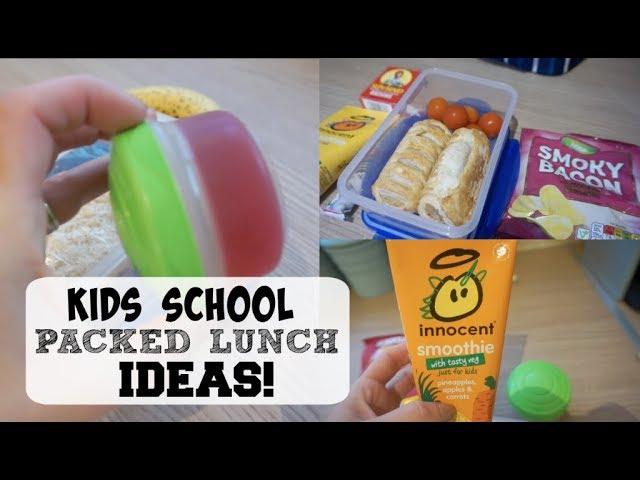 KIDS SCHOOL PACKED LUNCH IDEAS \ OCTOBER 18