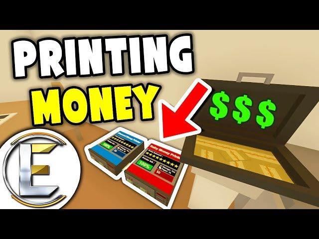 Printing Money For The Mafia - Unturned Roleplay (We Are Printing illegal Money But At What Cost)