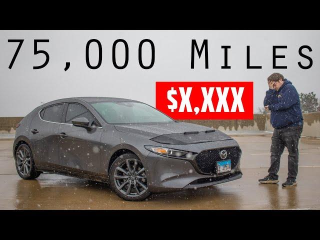 How Much MONEY I SPENT Maintaining My 2019 Mazda 3 Hatchback Over 75,000 Miles!