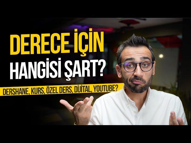 Dershane? Kurs? YouTube? Dijital? Özel Ders? Hangisi? #yks