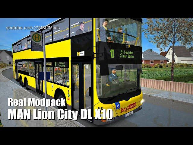 OMSI 2 – MAN Lion City DL X10 & Real Modpack