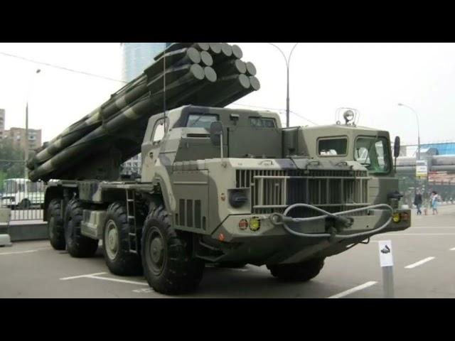 Ukrainian Army destroys BM-30 Smerch heavy multiple rocket launcher.