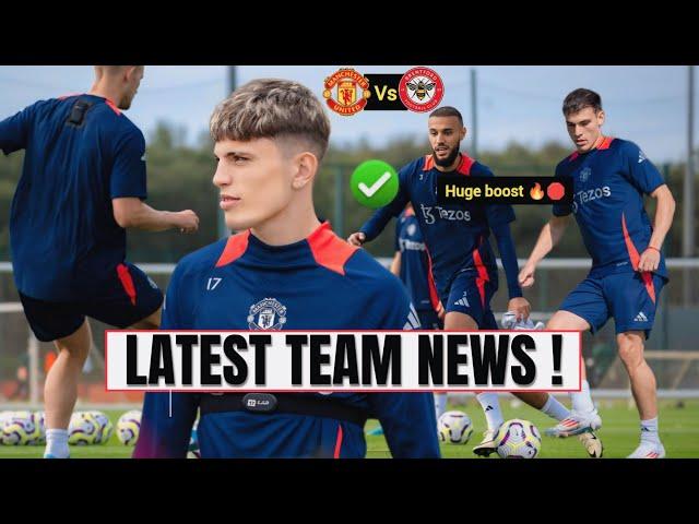 NoWGARNACHO,MAZRAOUI,UGARTE&AMADMAN UTD TRAINING&LATEST TEAM NEWs AHEAD OF BRENTFORD#manunitednews