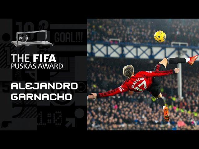 Alejandro Garnacho | Everton v Manchester United | FIFA Puskas Award 2024 WINNER!