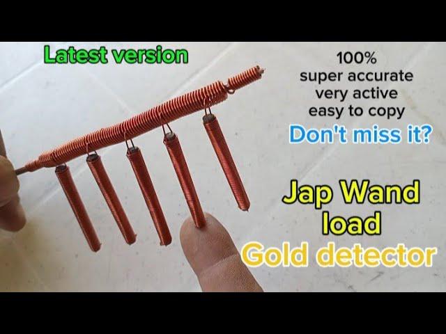 HOW TO MAKE NEW LOAD FOR JAP WAND GOLD DETECTOR!!!!!!!!