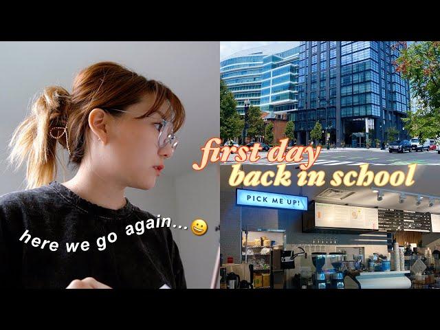 first day of grad school VLOG