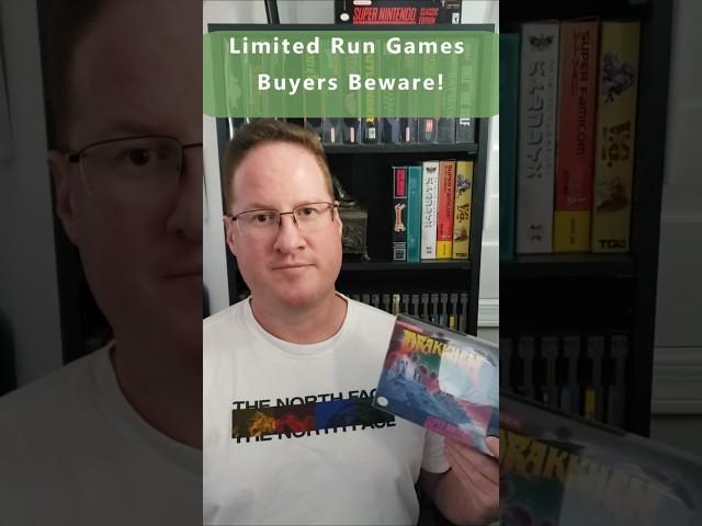 Limited Run Games Sucks