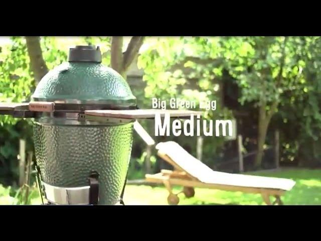 Керамический угольный гриль Big Green Egg - модель Medium - www.Grill-Tut.ru