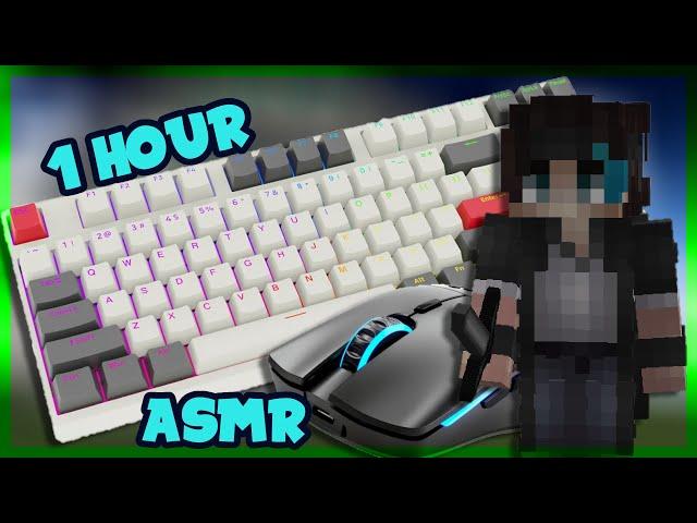 [1 HOUR] Keyboard ASMR + Mouse Sounds | Hypixel Bedwars