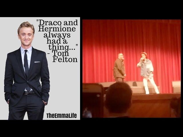 TOM FELTON CONFIRMS HE SHIPS DRAMIONE + THOUGHTS ON DRAPPLE!