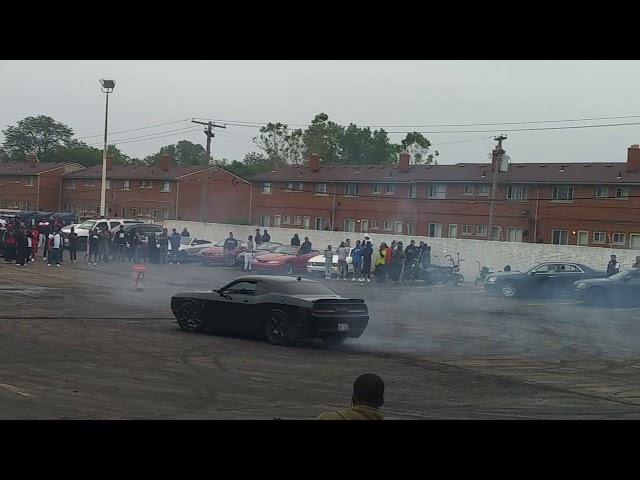 Greenfield Plaza Car meet up Sideshow (Burnouts, Drifting, Donuts)