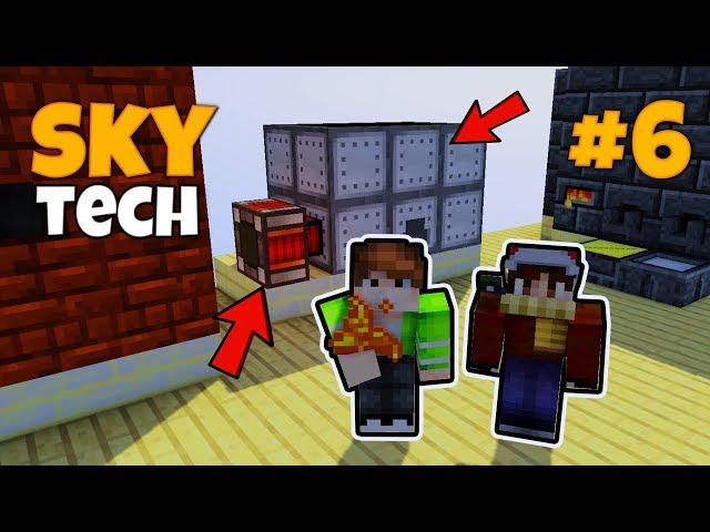 PentaCraft - SkyTech #6 | Первые механизмы! СкайБлок с Модами! Выживание на сервере в Майнкрафт!