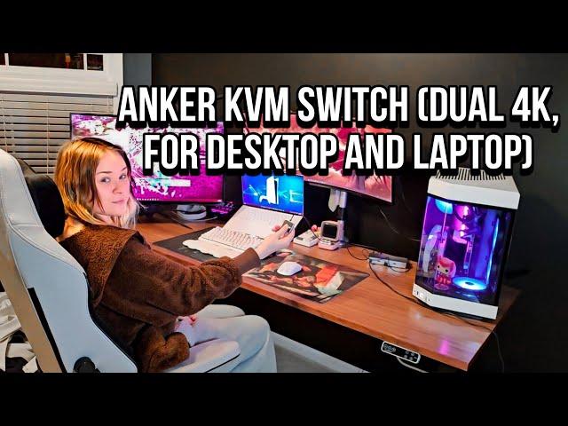 ULTIMATE Work & Gaming Setup? Anker KVM Switch (Dual 4K, For Desktop and Laptop) UNBOXING