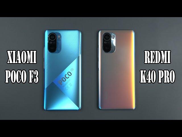 Poco F3 vs Xiaomi Redmi K40 Pro | SpeedTest and Camera comparison