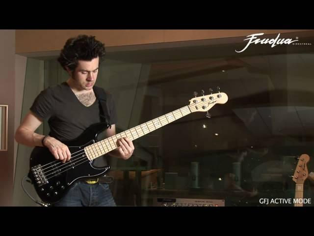 Frudua GFJ 5 bass 35" Scale Bass with Akai Deep Impact