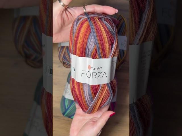 Носочная новинка от YarArt Forza #вязание #вязаниеспицами #YarnArt #YarnArtForza #wool #пряжа #sock