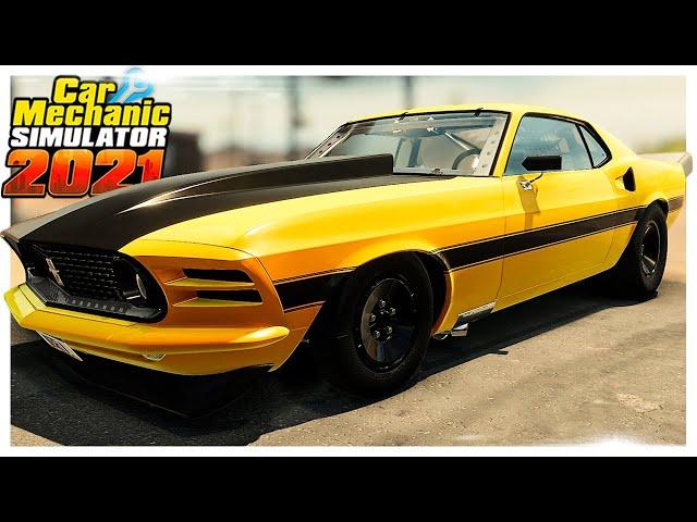 3000 HP BEAST // 1969 Ford Mustang Drag Car // Car Mechanic Simulator 2021 Gameplay