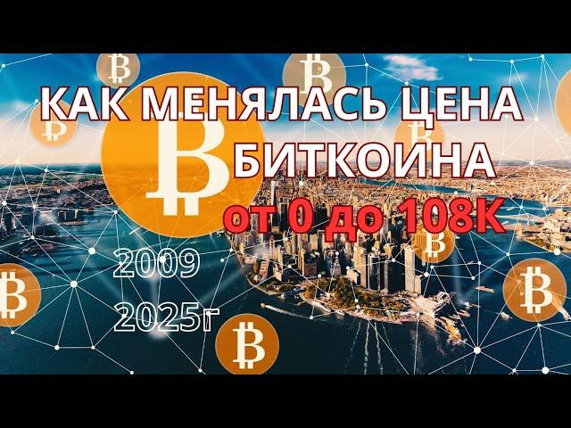 БИТКОИН НАМЕДНИ | СОБЫТИЯ ЛЮДИ ЯВЛЕНИЯ | ОТ 0-2009г до 108К-2024г | ПРОГНОЗ ЦЕНЫ на 2025г - $200 000