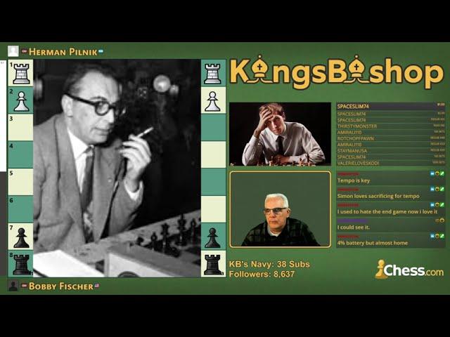 Herman Pilnik - Bobby Fischer | Mar del Plata 1959