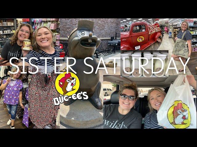 BUCEE'S SHOPPING + BIZARRE FOODS TASTE TEST! | SISTER SATURDAY vlog # 234