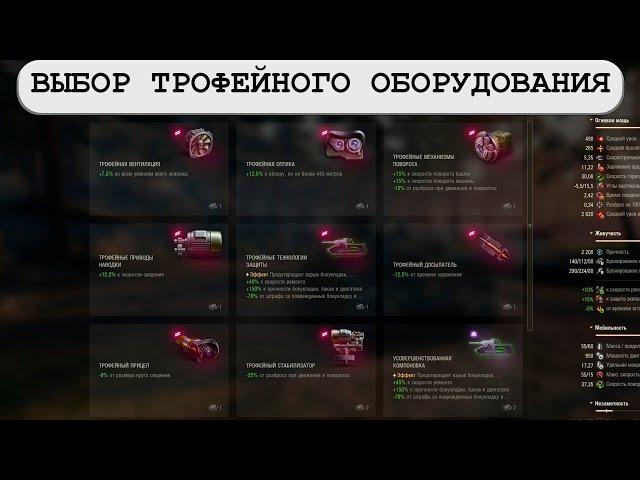 Какое трофейное оборудование выбрать в World of Tanks? - Награда за боевой пропуск WOT